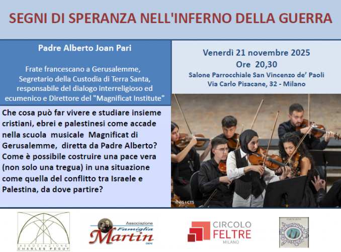 SEGNI DI SPERANZA - Associazione Charles Péguy